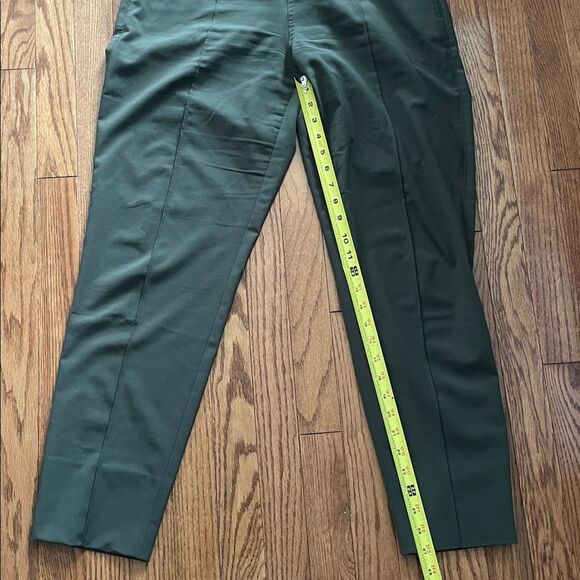 MM Lafleur Front Pleated Olive Green Trousers Women’s Sz 6 - Picture 3 of 9
